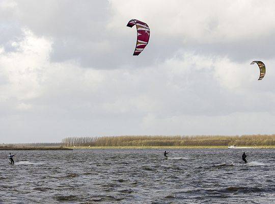 Kite surfing